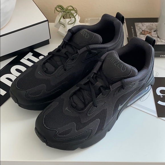 NWT Nike air Max 200 triple black - Picture 6 of 8